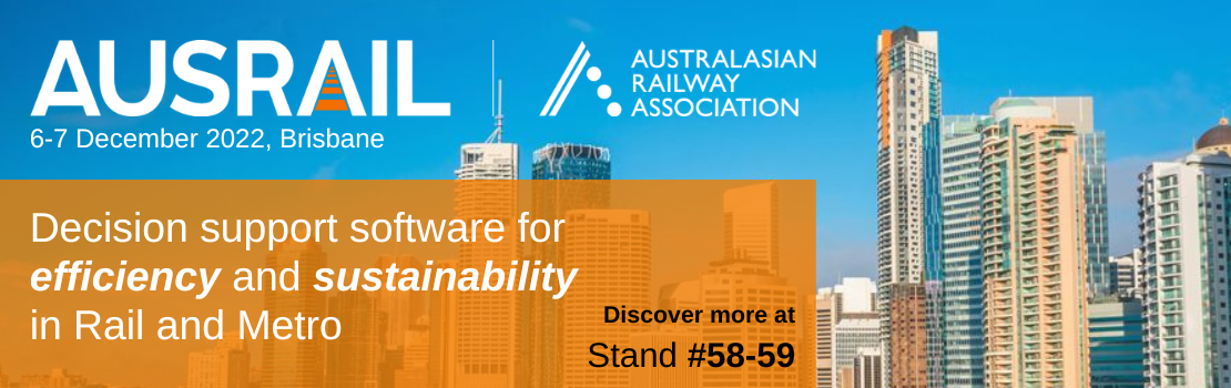 SISCOG at AusRAIL 2022 with solutions for efficiency and sustainability
