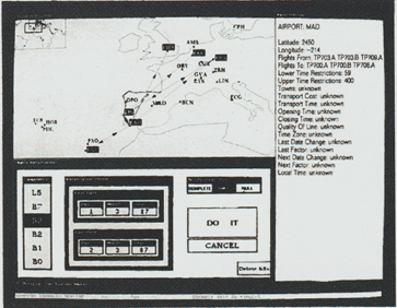 SISCOG | Screenshot of the TAP prototype.